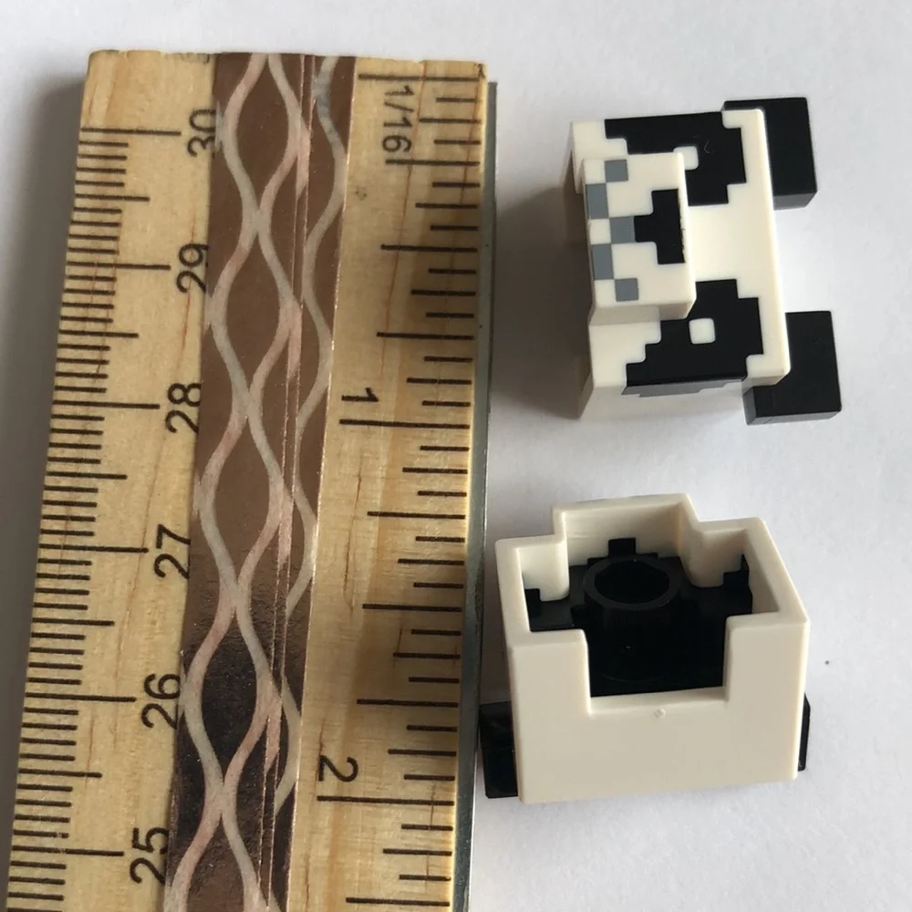 LEGO panda Heads LEGO Minecraft Panda heads Panda Minecraft LEGO heads